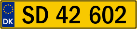 Truck License Plate